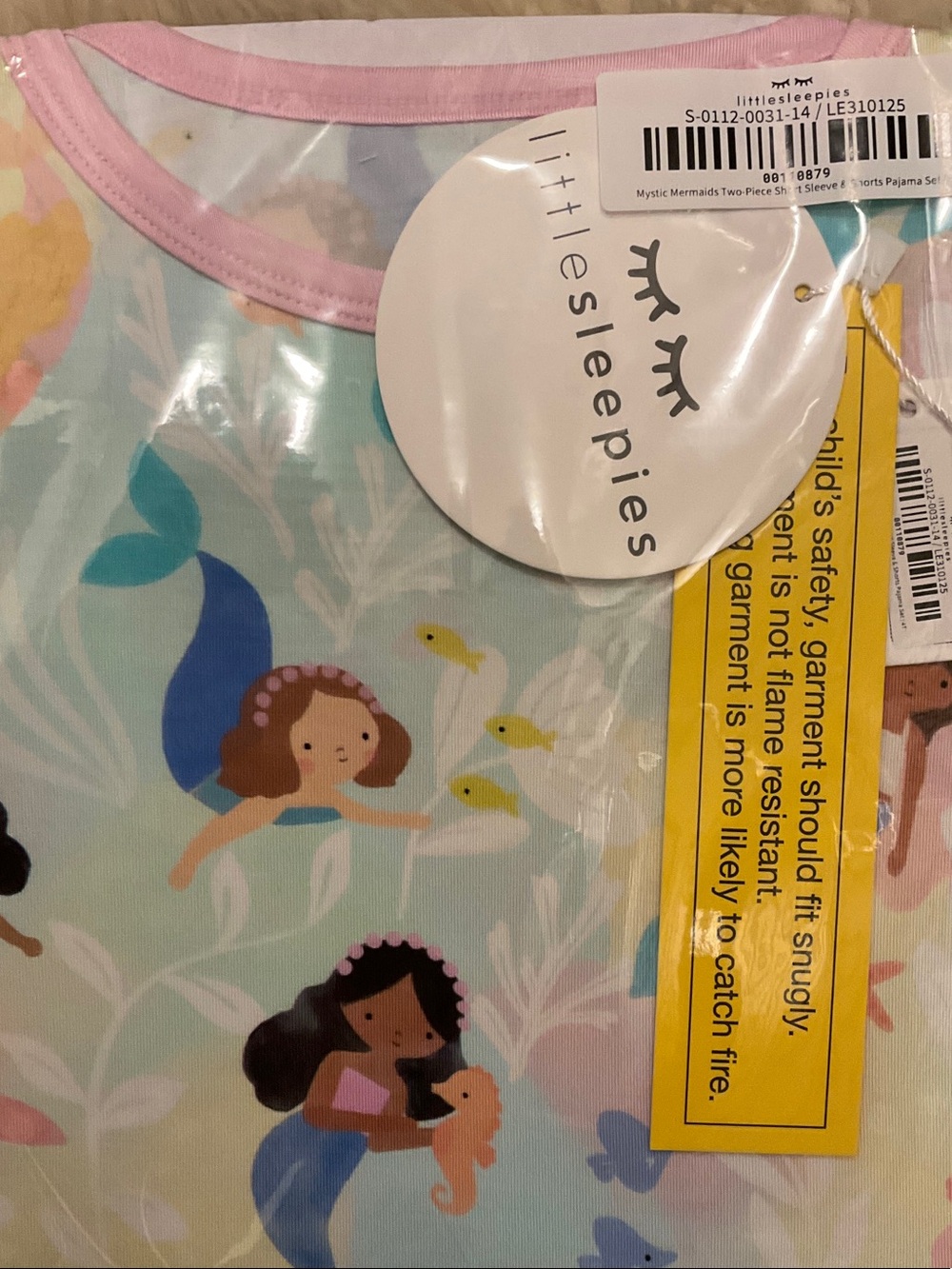 Little Sleepies Mystic Mermaid Bamboo Shorts Pajamas